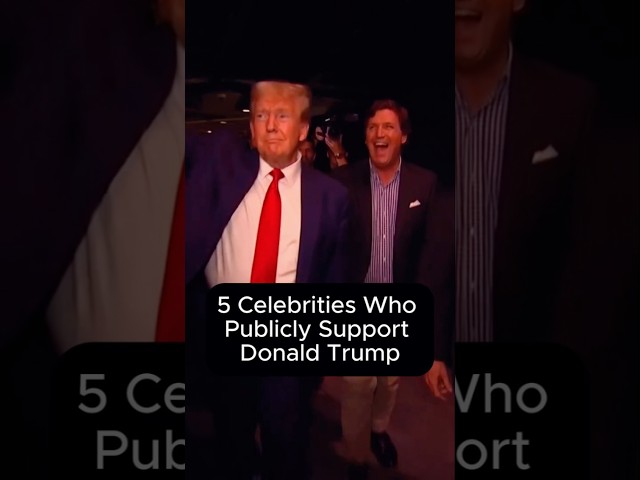 5 Celebrities Who Publicly Support Donald Trump #celebrities #trump2024 #celebritynews