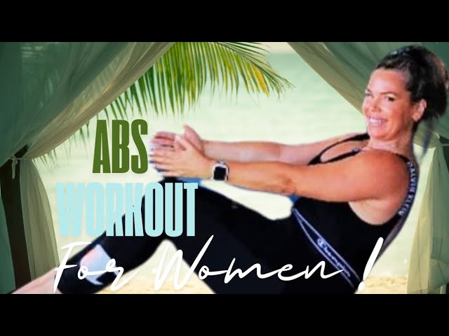 ABS Workout For WOMEN! 🌴 No Equipment // 20 MINS 🌊☀️ #exercisefromhome