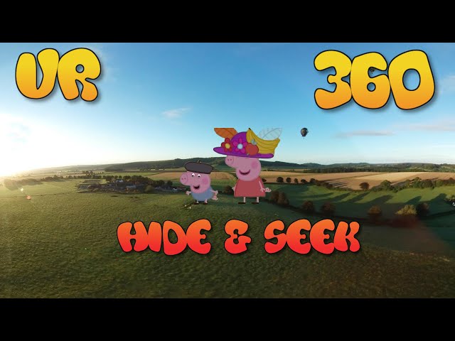 Hide and go seek with Peppa Pig and George where is that naughty piggy?