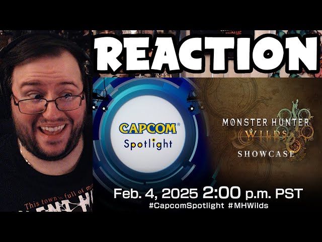 Gor's "Capcom Spotlight + Monster Hunter Wilds Showcase - February 2025" LIVE REACTION