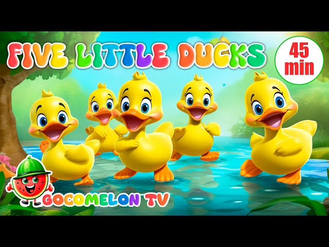 🎵 45-Minute Sing-Along Fun: Five Little Ducks Favorite Nursery Rhymes!