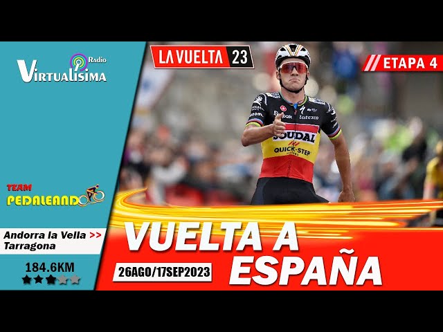 ⭕️🚴‍♂️ Etapa 4 VUELTA A ESPAÑA 2023 en Vivo | ROGLIČ - EVENEPOEL - VINGEGAARD - AYUSO #lavuelta2023