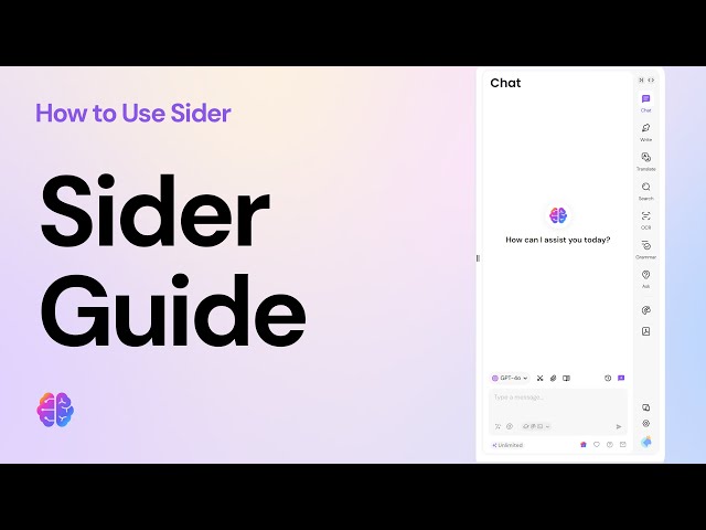 Your One-Stop Guide to Using Sider