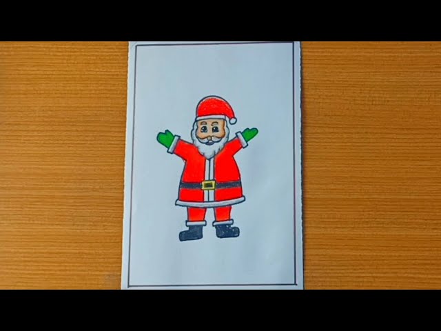 How to draw Santa Clause step by step| Santa Claus drawing | Christmas drawing 🎄☃️