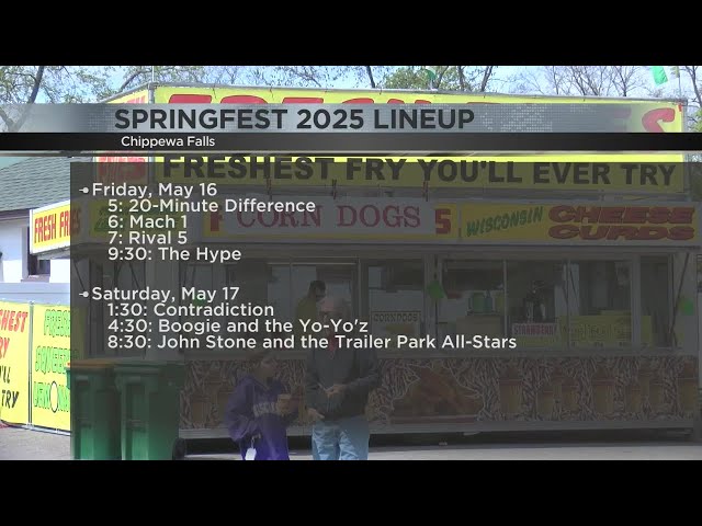 SpringFest announces 2025 lineup for Chippewa Falls event