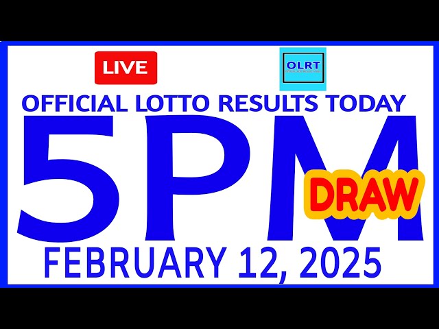 Lotto Results Today February 12, 2025 5pm draw swertres results