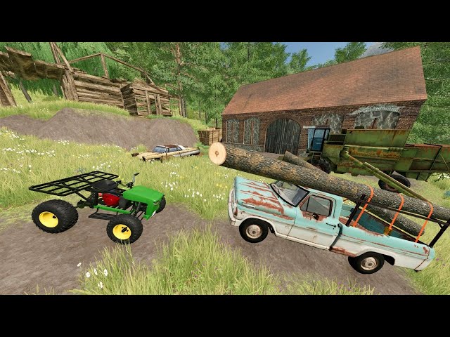 Starting Abandoned Farm with No Money | Farming Simulator 22 | Back in My Day