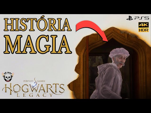 HOGWARTS LEGACY | Aula de História da Magia / Português PTBR [4K HDR]