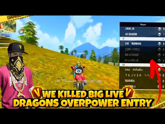 I killed @BiGLiVE | Dragons overpower entry | Tournament highlights | Free Fire