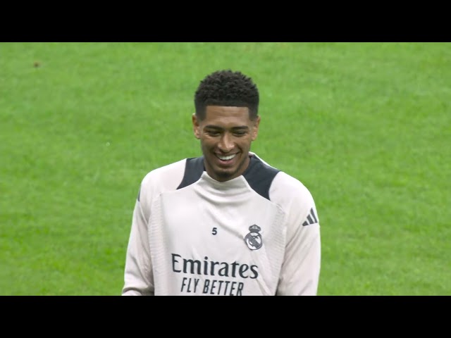 Real Madrid Training for Super Cup | Vini Jr, Bellingham, Mbappé, Endrick | VIP Camera | 2024 |