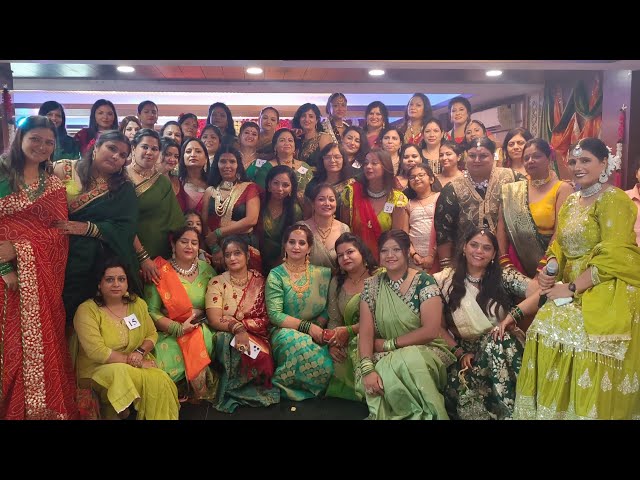 Vlog no.10 Teej celebration of Yaraana festive club #teejcelebration #friends #indianfestival