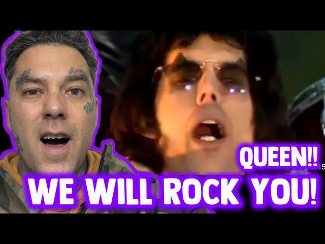 Rapper FIRST TIME REACTION to Queen - We Will Rock You (Official Video)