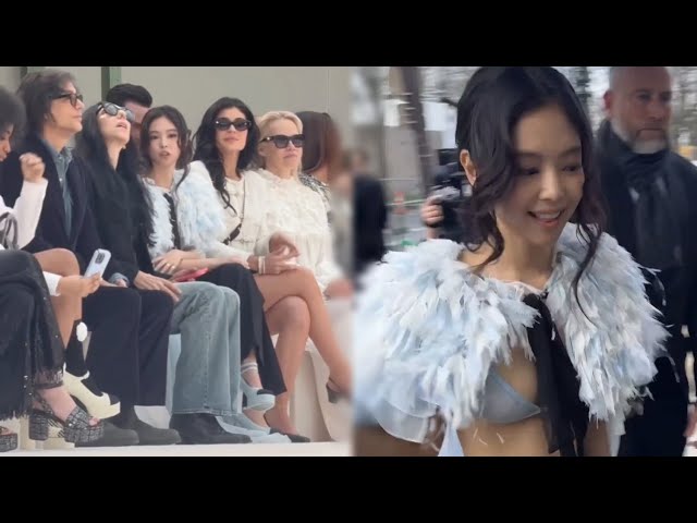 Jennie at Chanel Haute Couture show 2025 | Jennie with Kylie Jenner at Chanel Haute Couture show