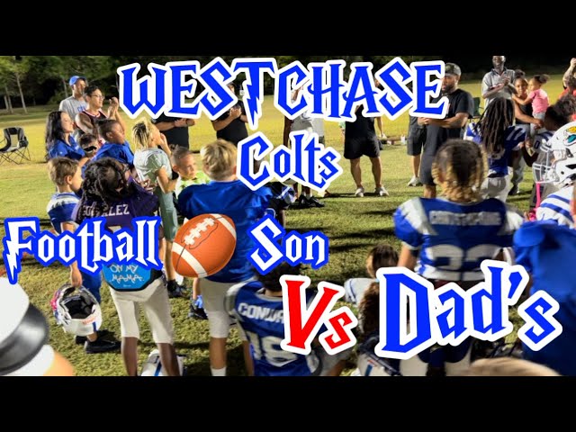 Dad Challenge 9U Football Son to Head to Head Tackle Drill