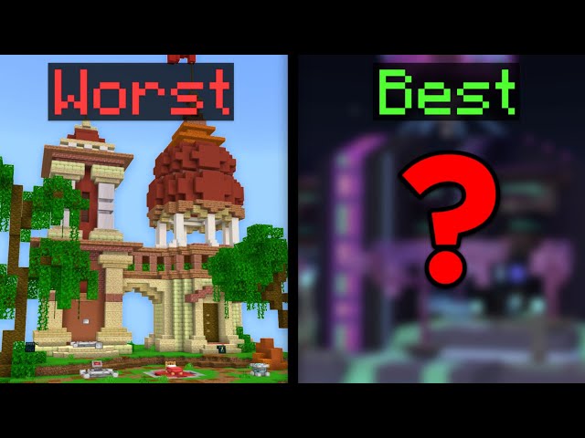 Ranking EVERY Hive Bedwars Map