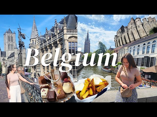 belgium travel vlog - exploring ghent & bruges