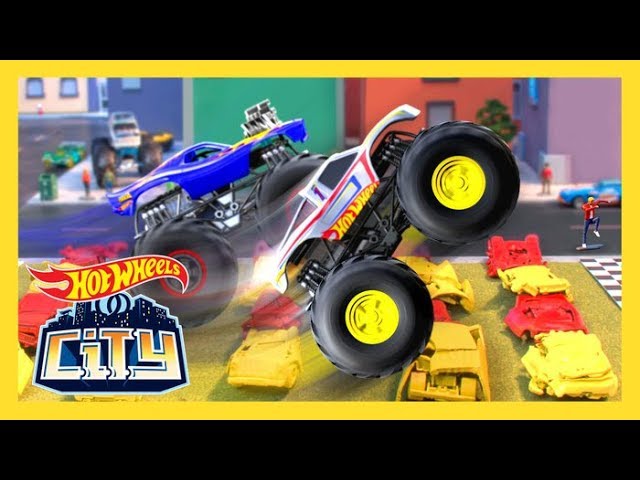 MONSTER TRUCK TAKEOVER! | Hot Wheels City: Season 3 | Episode 5 | @HotWheels