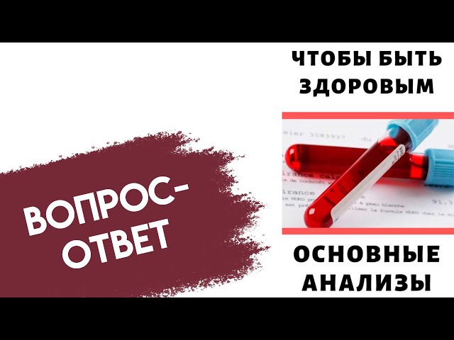 Анализы - как часто нужно сдавать // ответ на вопрос // право на мечту