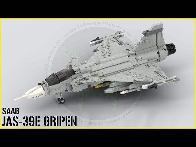 LEGO | Saab JAS-39E GRIPEN - 1:35 Scale | Review