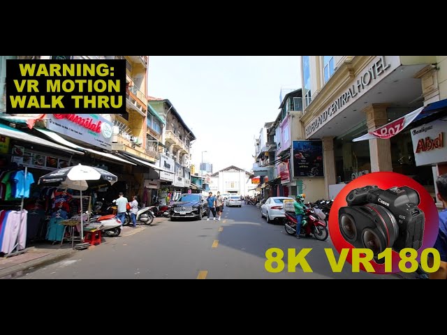 WALKING TO THE MARKETS in Saigon or Ho Chi Minh City 8K 4K VR180 3D (Travel Videos ASMR Music)