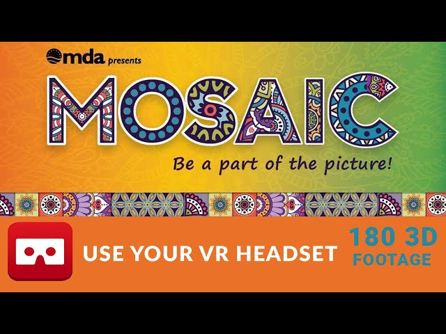 180 3D VR Life Footage Mosaic Festival African Dance Group