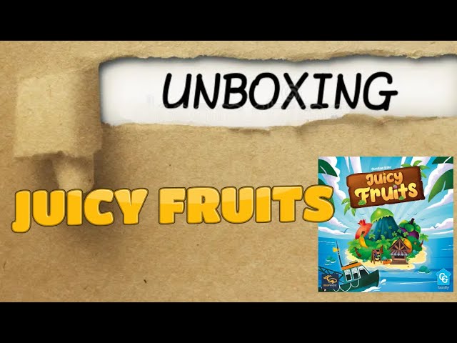 Juicy Fruits Board Game Unboxing – A Refreshing Strategy Game! 🍍🍊🎲