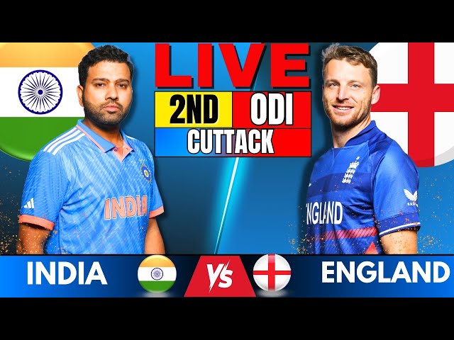 India vs England 2nd ODI LIVE | Live Cricket Match Today | IND vs ENG Live Match Score, 2nd Inning