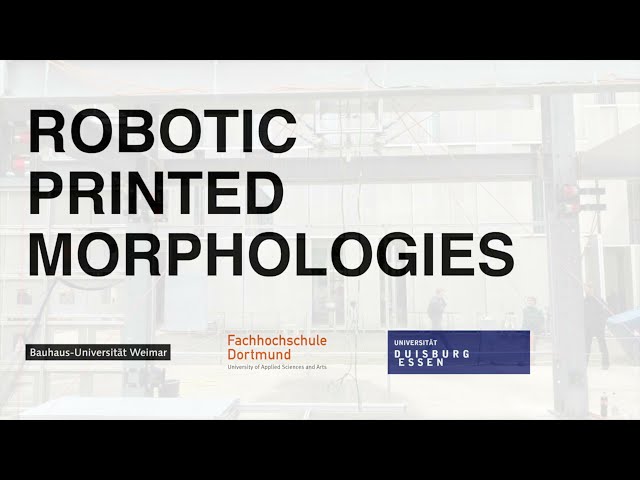 Robotic Printed Morphologies