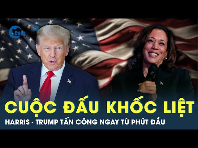 Ông Trump và bà Harris lần đầu đối mặt trực tiếp, tranh luận gay gắt ngay từ phút đầu  | CafeLand