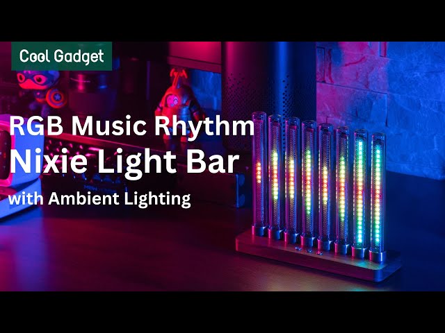 Nixie RGB Music Rhythm LED Light Bar with Ambient Lighting for Gaming Setup| Mood Lighting