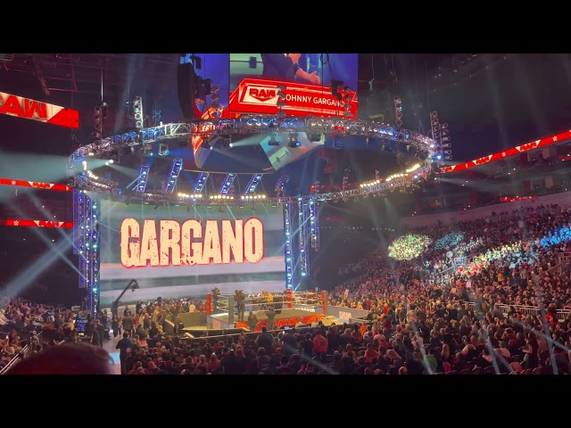 WWE Raw Johnny Gargano Live Entrance (Nov. 14, 2022)