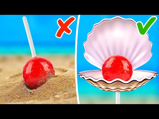 Seashell Lollipop holder 🐚🍭 *Best Gadgets And Crafts For Your Summer Vacation*