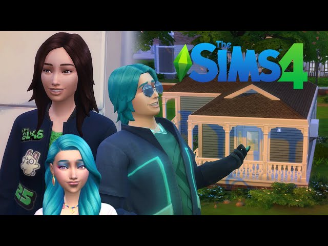 i built the normal woman a normal house!!! (perfect for her descent) 【THE SIMS 4】