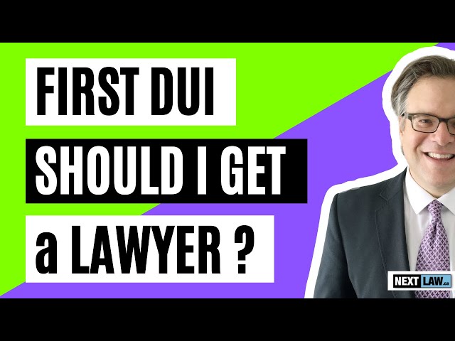 Should I Get a Lawyer For My First DUI?