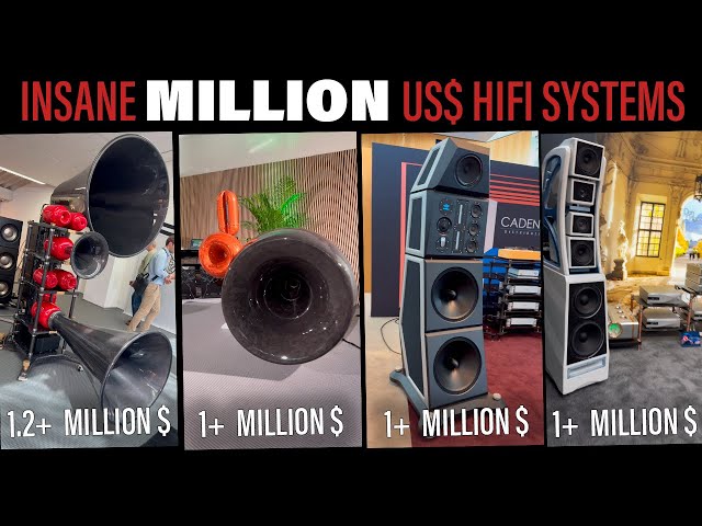 Most Expensive HiFi systems in the world? Million dollar Audio systems!