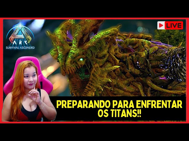 Ark Ascended  - Mapa Extinction -  PREPARANDO para derrotar TITAN  !discord !pix !membro