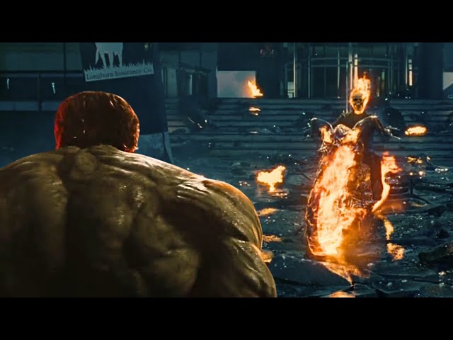 Ghost rider vs the Incredible hulk