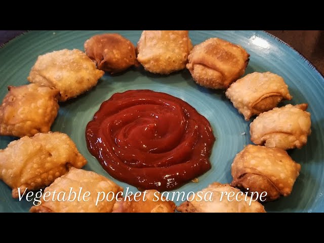 Vegetable Pockets Recipe | Chinese pocket samosa recipe | Pocket Samosa |Snacks recipe|Teatimesnacks