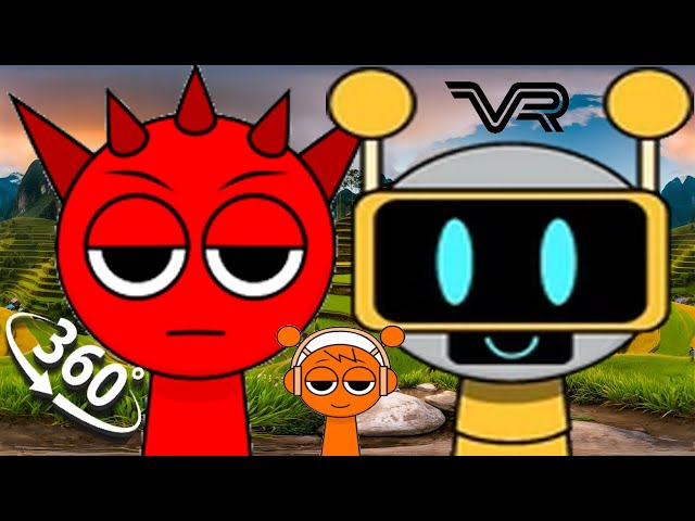 Best videos  Find Incredibox Sprunki Red Raddy and Fun Bot in 360° VR