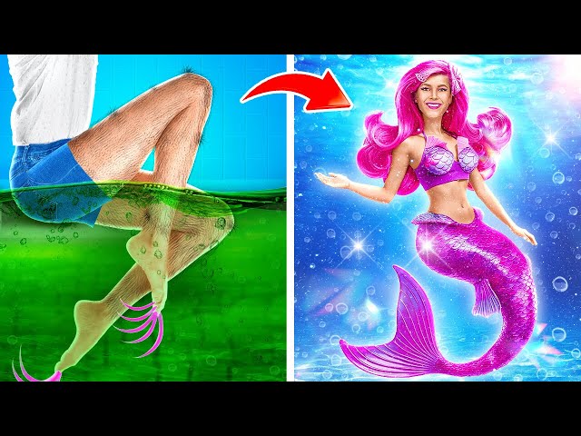 ¿Qué? ¿Existe una cola de sirena en la vida real? 🧜‍♀️ Cómo convertirse en sirena