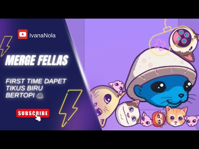 MERGE FELLAS FIRST TIME DAPET TIKUS BIRU BERTOPI LIVE GAMEPLAY #mergefellas #livestream #livegaming