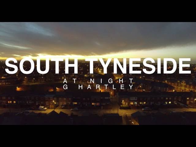 SOUTH TYNESIDE AT NIGHT DJI PHANTOM 3 PRO