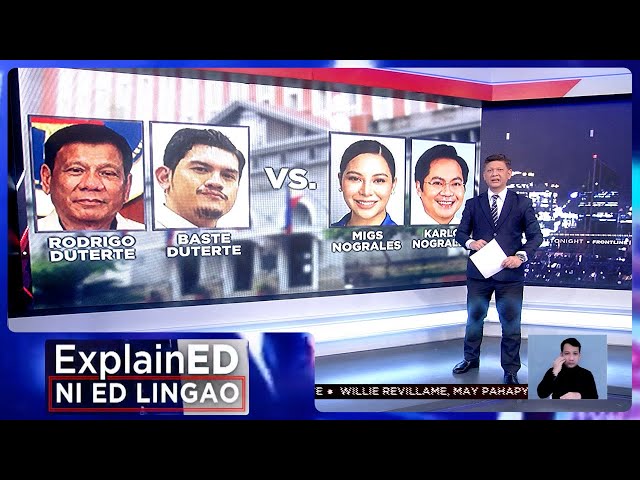 News ExplainED: Duterte vs. Nograles | Frontline Tonight