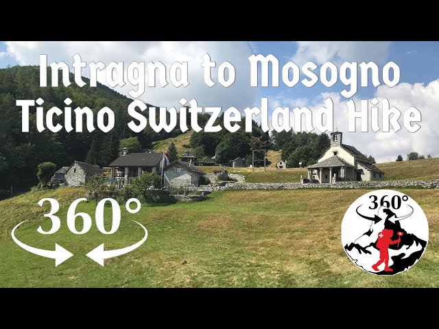 Exploring the mountain top village of Calascio, Ticino, Switzerland (Daily 360° VR Video)