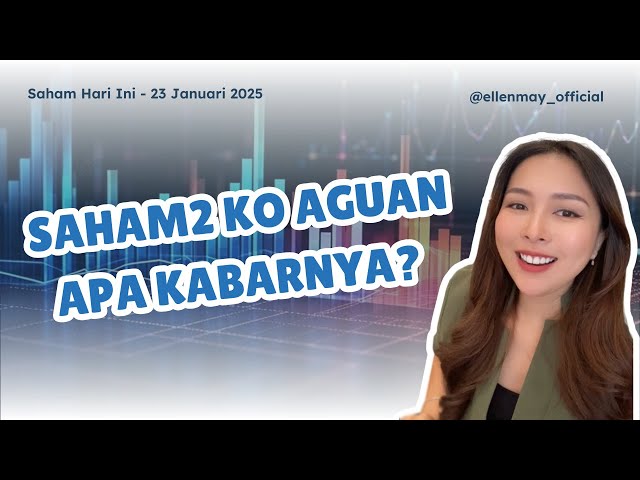 Saham Hari Ini 23 Jan 2025: Saham2 Ko Aguan Apa Kabarnya?