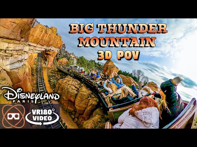 [VR180] Disneyland Big Thunder Mountain Paris Ride - VR180 POV