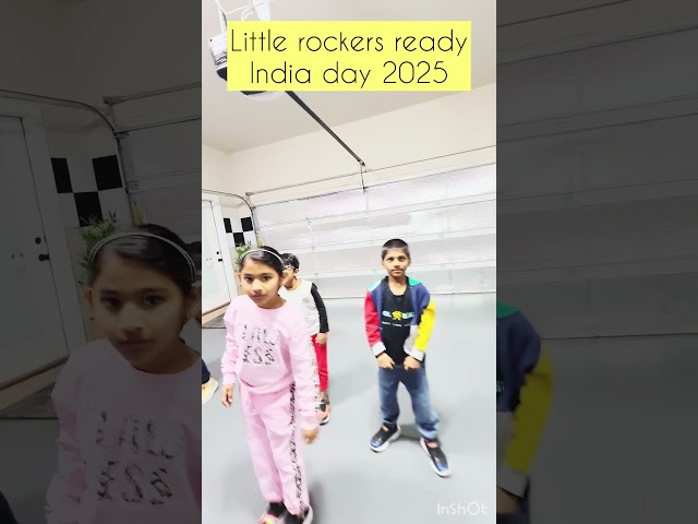 Little Rockers ready for India Day 2025 #bollywoodmusic #galtisemistake #thaikelavi #bollywooddance