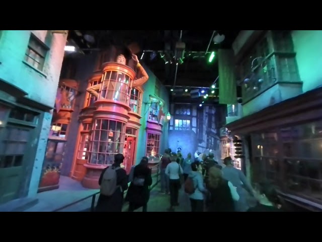 WB Harry Potter Studios Diagon Alley London UK Oct19 3D VR 180 VR180 Virtual Reality Travel Tourism