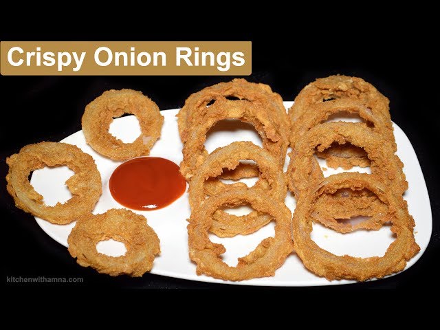 Crispy Onion Rings Recipe - How to make Onion Rings - Special Ramadan Recipe