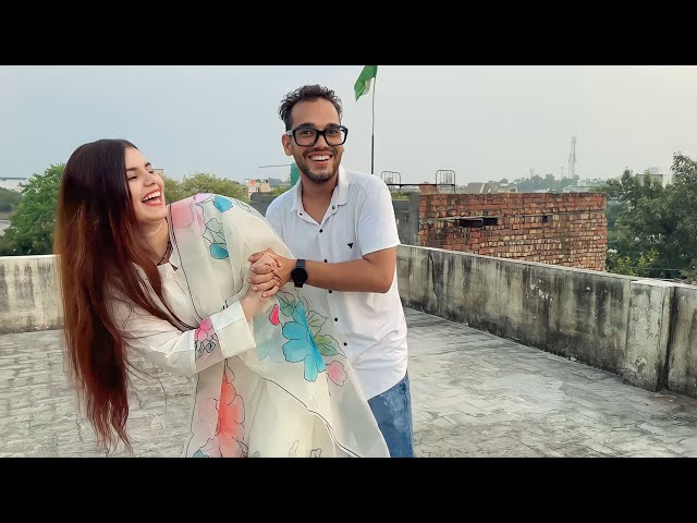 Chatt Pe Husband Ke sath Kiya Dance 😍|Neha Jangra Vlogs